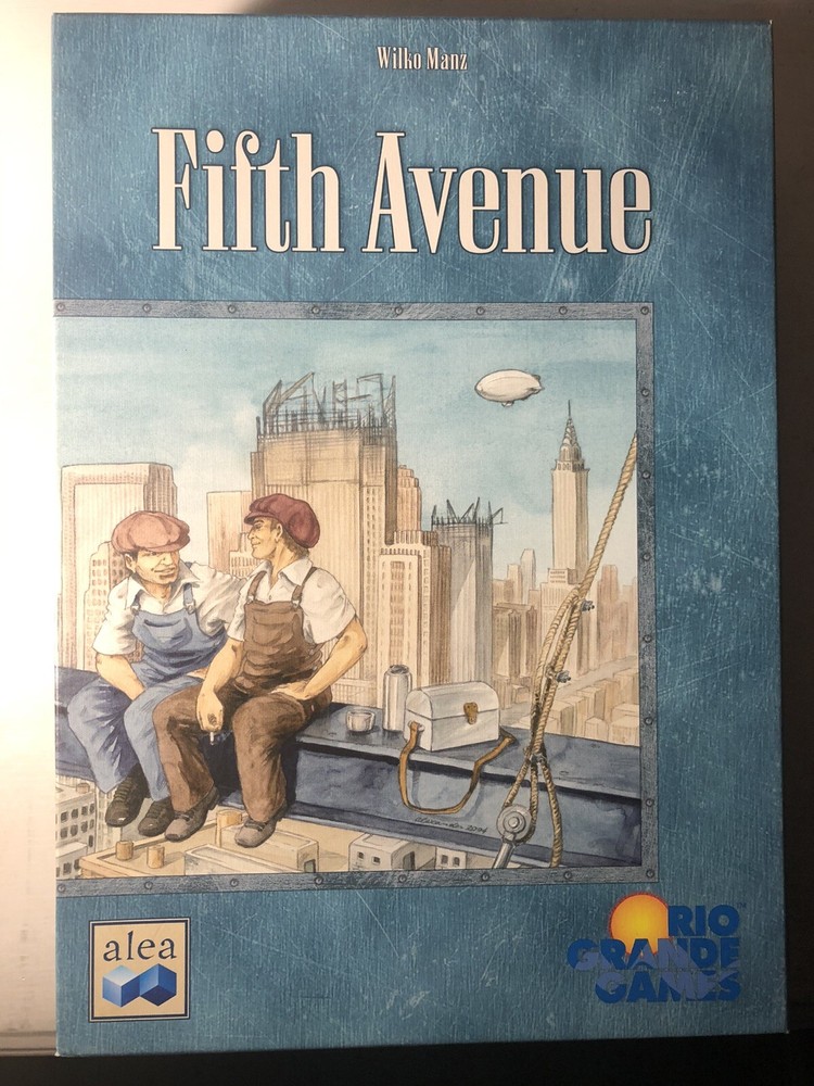 Fifth Avenue Board Game by Rio Grande Games (2004) Strategy City Building