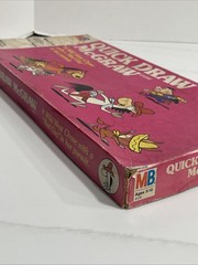 QUICK DRAW MCGRAW Hanna Barbera Board Game COMPLETE Milton Bradley VINTAGE 1981