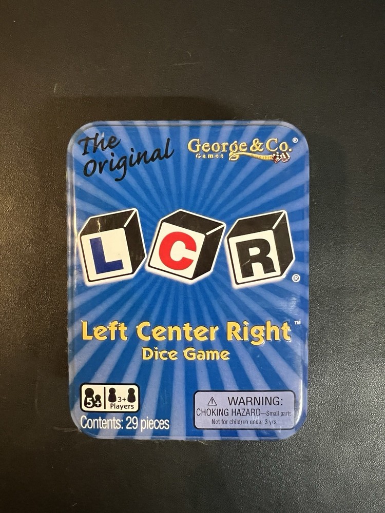 George and Company The Original Left Center Right LRC Dice Game