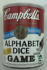 2011 Campbell’s Alphabet Dice Game by TDC Games Complete Great Cond FREE SHIP