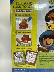 ThinkFun Zingo! 1-2-3 Number Bingo Game 4+ Years 2-6 Players Double-Sided Cards