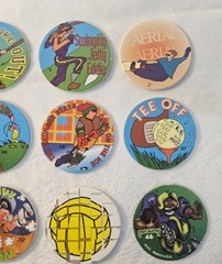 1990s Lot of 12 SPORTS Pogs Slammer Whammers Milk Caps Lot #15