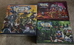 YOKAI QUEST Kickstarter Board Game + Oni Invasion + Mystic Forest