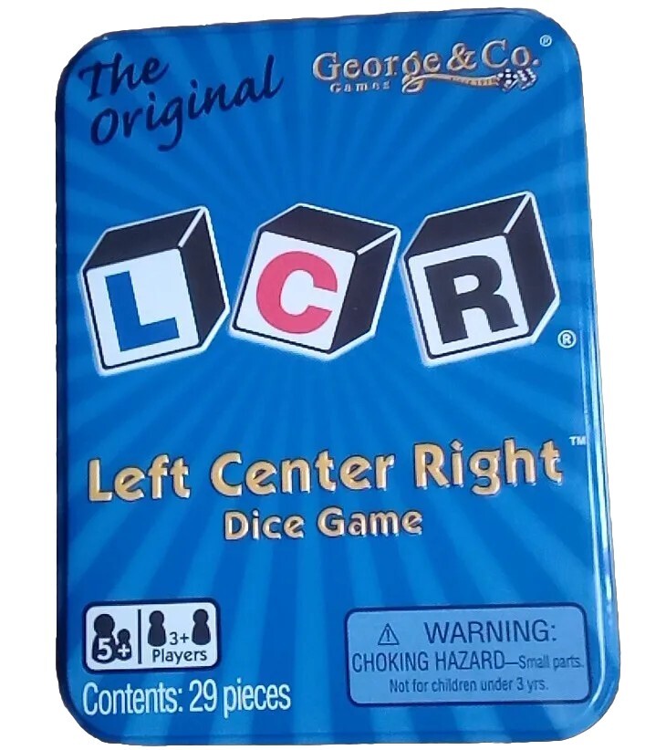 George and Company Left Center Right Dice Game (The Original) New Sealed