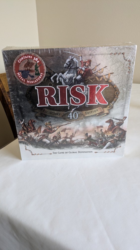 Risk Board Game : Parker Brothers [40th Anniv Collector’s Edition][NIB][SEALED]