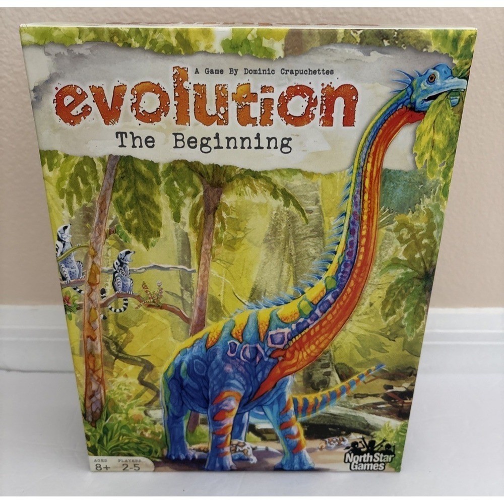 North Star Games Evolution – The Beginning Board Game 100% Complete Homeschool