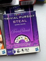 Lot Of 5 Family Card Games, Swipe, Trivial Pursuit Steal,Yahtzee, Yes-5, Whac..