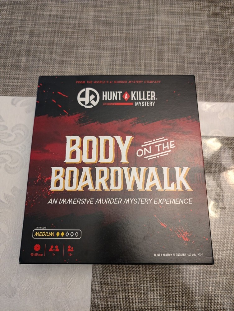 Hunt a Killer Body on the Boardwalk Immersive Murder Mystery Game