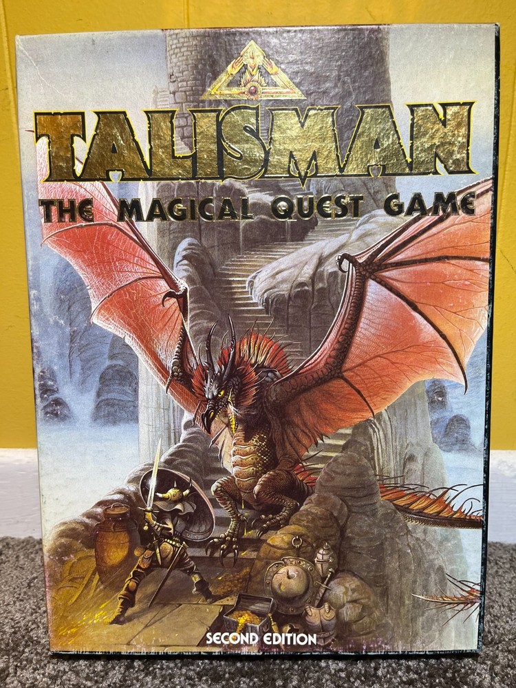 Talisman The Magical Quest Board Game 2nd Ed Games Workshop 100% Complete VG