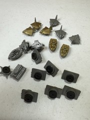 Transogram Strategic Command Game Metal PARTS/PIECES 1962