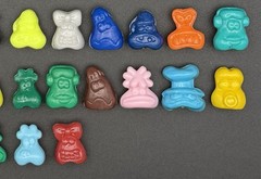 Classic Gogo’s Crazy Bones Series 1 Lot of 100 Mixed Figures Solid Variants