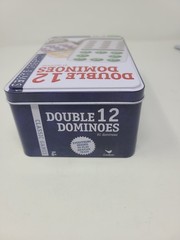 Cardinal Double 12 Color Dot Dominoes Set Mexican Train Family Game Complete