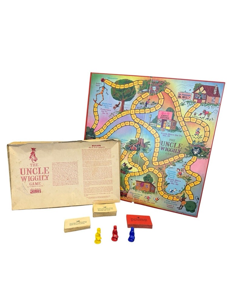 Parker Brothers 1967 Uncle Wiggly Board Game Vintage.