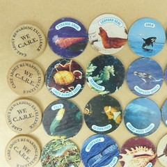 Junk Draw Lot of Coin Tokens from the 1990s. Metal, Plastic, Cardboard, Wood