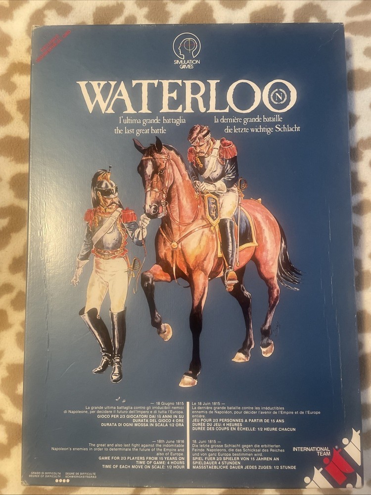 Waterloo. By International Team. (Italy). Unpunched. VGC.