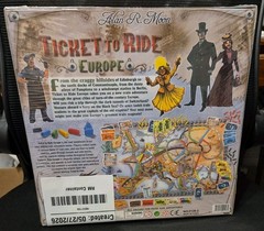 Ticket To Ride Europe Board Game Train Days Of Wonder – New in Box