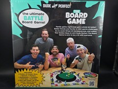 Dude Perfect Board Game Collect Battle Spin Wheel 2-5 Players Ages 4+ New Sealed
