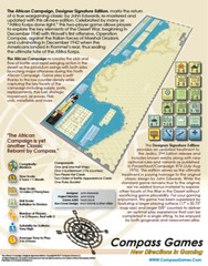 Compass Games The African Campaign, Designer Signature Deluxe Edition