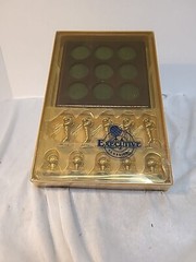Vintage RUSS Tic-Tac-Toe GOLF Theme Game Metal & Wood Executive Classics