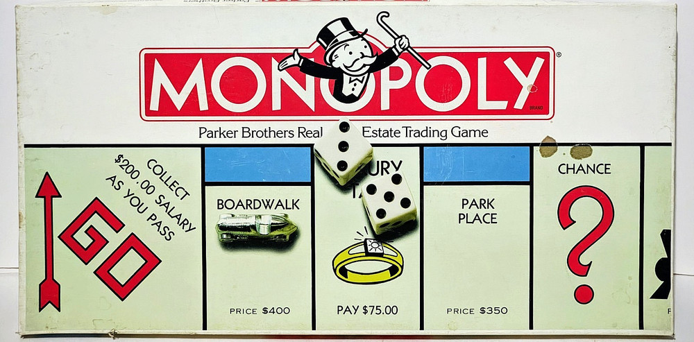 Monopoly – Parker Brothers – Board Game – Complete – Vintage 1994