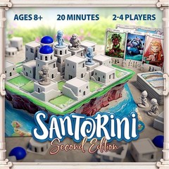 Santorini: Second Edition – 3D Strategy Game for Families, Ages 8+, 20 Minutes