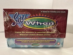 Say When! A Game for Families and Adults 1998 Winning Moved 10 Years And Up