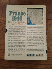 France 1940 Avalon Hill unpunched, unplayed & 100% complete