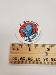Superman Man of Steel 1993 DC Comics Skybox Pog Disc Cardboard game 90s