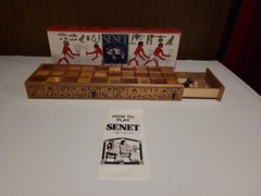 Senet Game Wood Expressions The Favorite Game Of Egyptian Pharaohs Mint Cond
