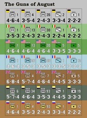 The Guns of August Replacement Counters – Military Units Only