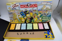The Simpsons Monopoly Board Game Welcome to Springfield Parker Brothers Homer