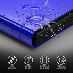 CardGuard Trading Card Binder Pro-Folio – 9 Pocket 12×9.75×0.75 inches, Blue