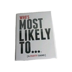 Who’s Most Likely To… Adult Party Card Game Funny Questions New Sealed