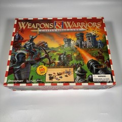 Vintage Weapons & Warriors Castle Siege Game 1996 Pressman #9705 Near Complete