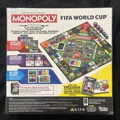 Monopoly Panini Prizm FIFA World Cup Board Game Includes 1 Starter & 2 Prizm Pk