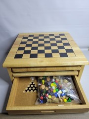 Cardinal Games Real Wood 10 in 1 Retro 1980’s Classic Board Game House Set
