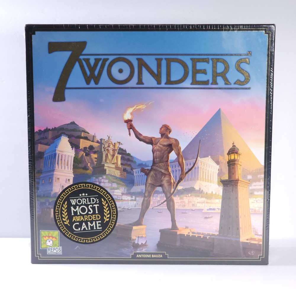 7 WONDERS Board Game by Antoine Bauza Repos Production 2010 Made In Germany New