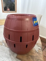 Tomy 1979 Super Pop-Up Pirate! Game-Replacement PARTS- 5.5×5.5” Brown Barre 24