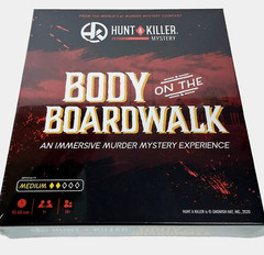Murder Mystery Game Hunt a Killer Body on the Boardwalk Crime Investigation Play