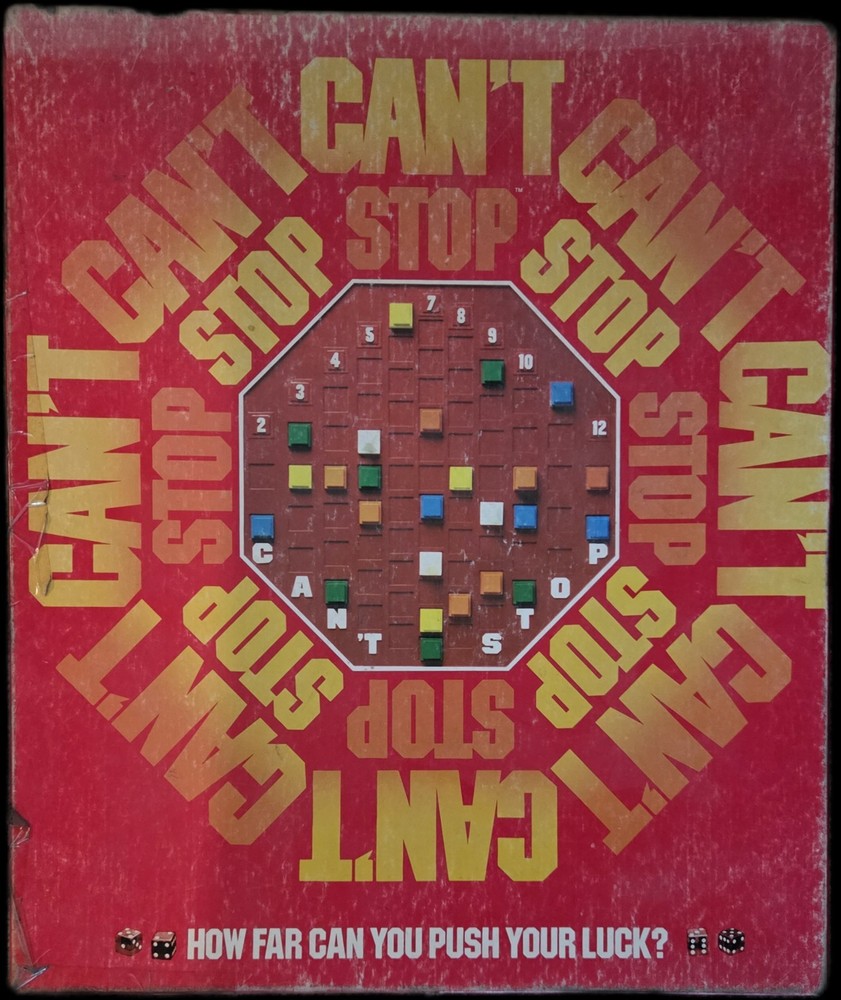 Rare CAN’T STOP Board Game 1980 Parker Brothers 100%+ COMPLETE