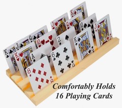 Plastic Trays/Racks for Dominoes OR Playing Card _ Dual Use _ Set of 4 Trays