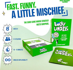 Hilarious Family Card Game for Kids, Teens & Adults | Fast-Paced Party Game for