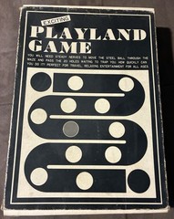Exciting Playland Game 1970’s German Wooden Maze Toy Vintage Pre-owned
