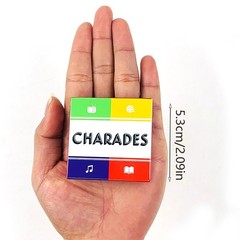 Mini 50 Card Charades Game Family Party Travel Camping Holiday Board Game