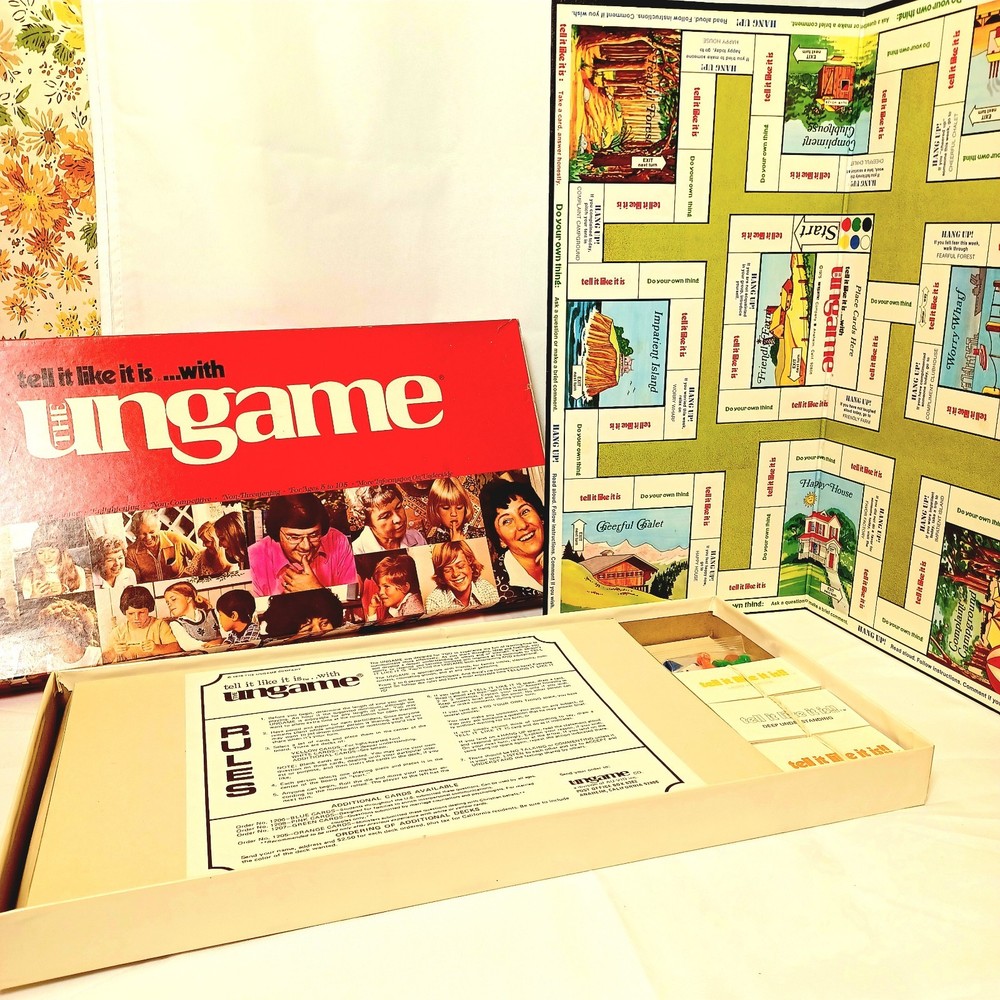 The Ungame Educational Christian Self Expression Therapy Boardgame Complete 70’s