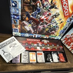 USAopoly Monopoly Power Rangers 20 Board Game 2013 Complete, Speed Play