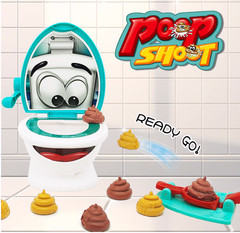 Poop Shoot Family and Kids Game Hilarious Toilet Launch Challenge! Brings Laughs