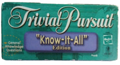 Trivial Pursuit Know It All Edition Complete Game Or Extension Pack Hasbro 2000