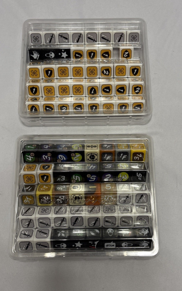 Too Many Bones Dice Sets W/Clear Storage Trays. Unknown What Set They’re From?