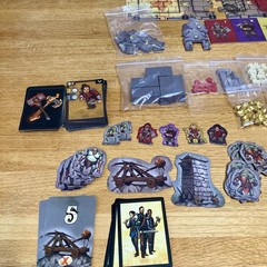 The Siege Of Runedar Board Game Complete Game 1-4 Players (2021 Reiner Knizia)